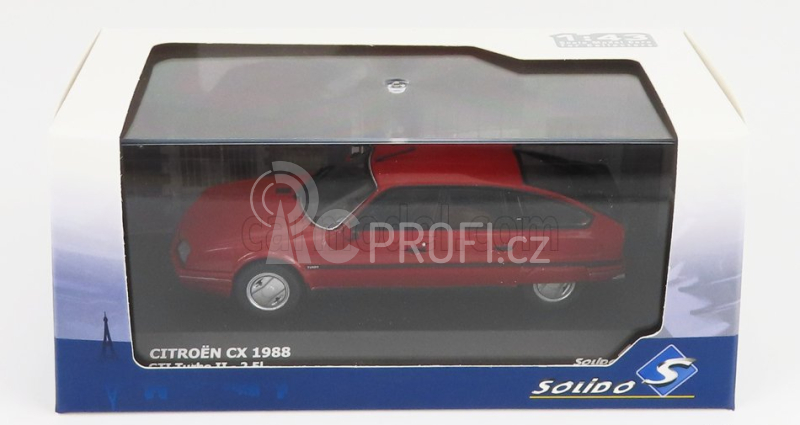 Solido Citroen Cx 2400 Gti Turbo 2 1990 1:43 Red Met