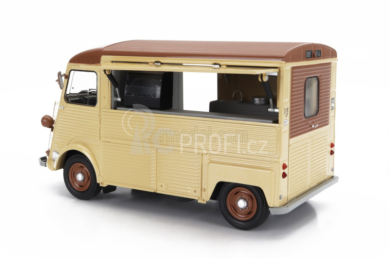 Solido Citroen Type Hy Van Cafe Ambulant 1969 1:18 Krémově Hnědá
