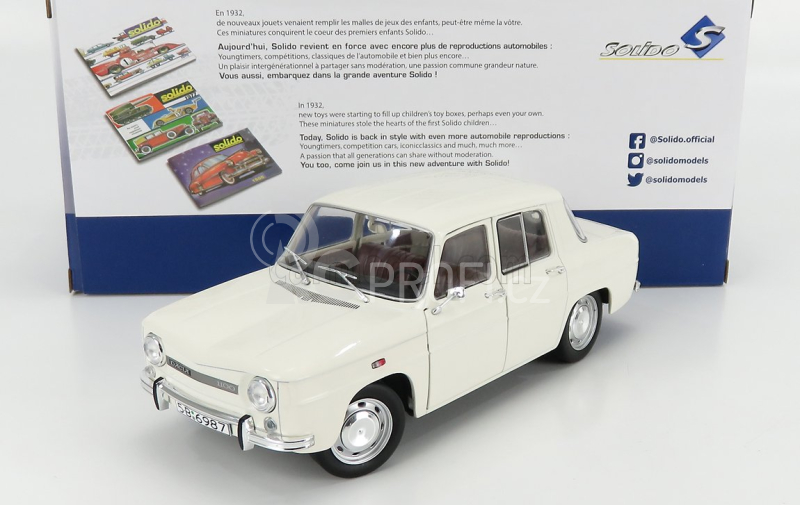 Solido Dacia 1100 1969 (base Renault R8) 1:18 Bílá