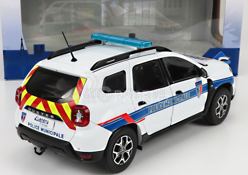 Solido Dacia Duster Mkii Police Municipale 2019 1:18 Bílá Světle Modrá