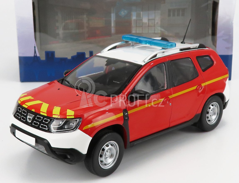 Solido Dacia Duster Mkii Sapeurs Pompiers 2018 1:18 Červená Žlutá