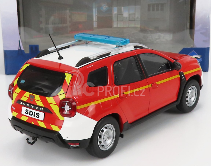 Solido Dacia Duster Mkii Sapeurs Pompiers 2018 1:18 Červená Žlutá