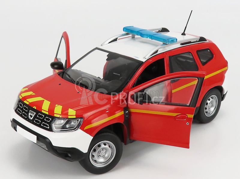 Solido Dacia Duster Mkii Sapeurs Pompiers 2018 1:18 Červená Žlutá