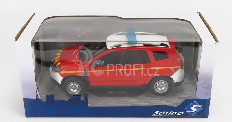Solido Dacia Duster Mkii Sapeurs Pompiers 2018 1:18 Červená Žlutá