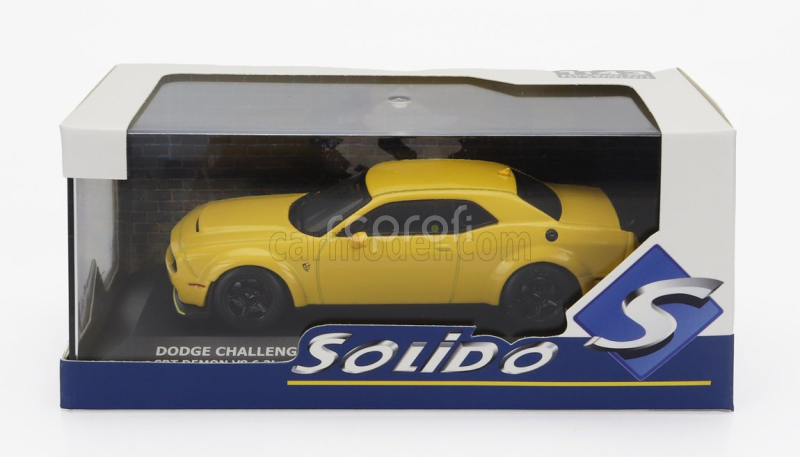 Solido Dodge Challenger Coupe 2018 1:43 Žlutá Černá
