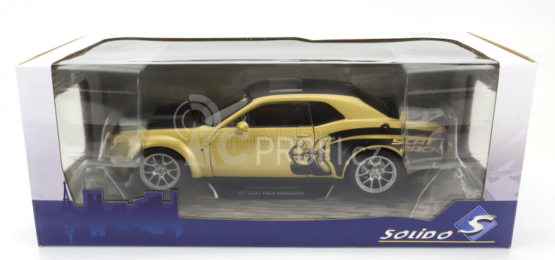 Solido Dodge Challenger R/t Scat Pack 2020 1:18 Zlatá Černá