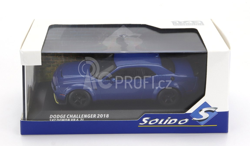 Solido Dodge Challenger Srt Coupe 2018 1:43 Blue