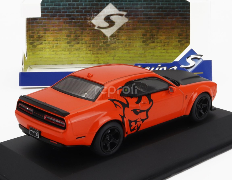 Solido Dodge Challenger Srt Demon V8 6.2l Coupe 2018 1:43 Oranžová Černá