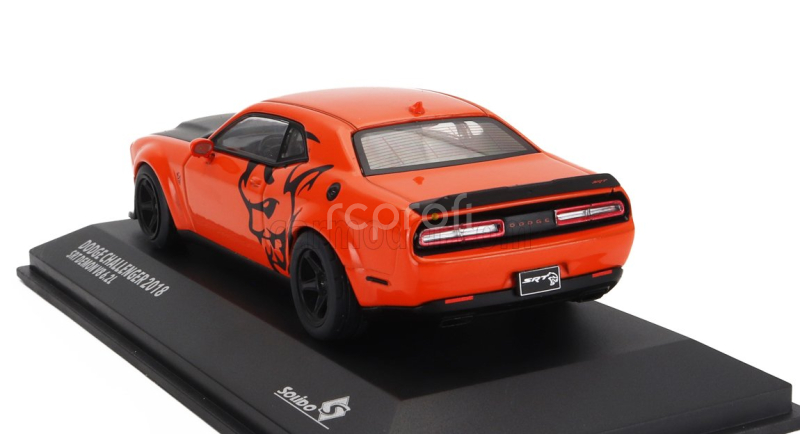 Solido Dodge Challenger Srt Demon V8 6.2l Coupe 2018 1:43 Oranžová Černá