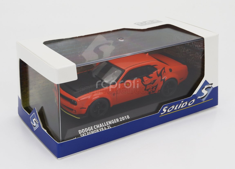 Solido Dodge Challenger Srt Demon V8 6.2l Coupe 2018 1:43 Oranžová Černá