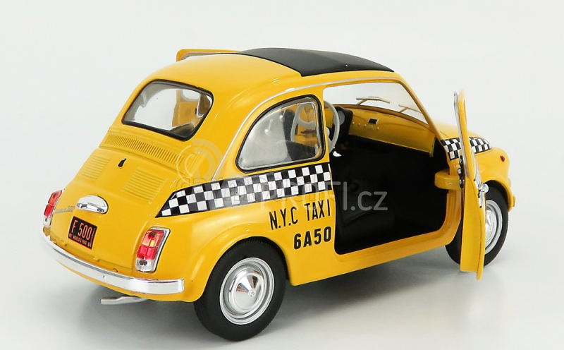 Solido Fiat 500 Taxi Nyc New York City 1965 1:18 Žlutá