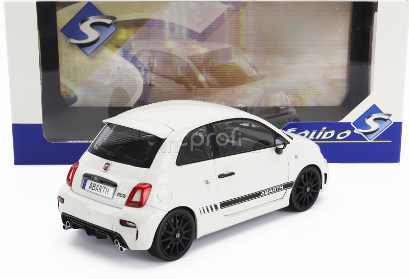 Solido Fiat Nuova 500 Abarth 595 2022 1:18 Bílá Černá