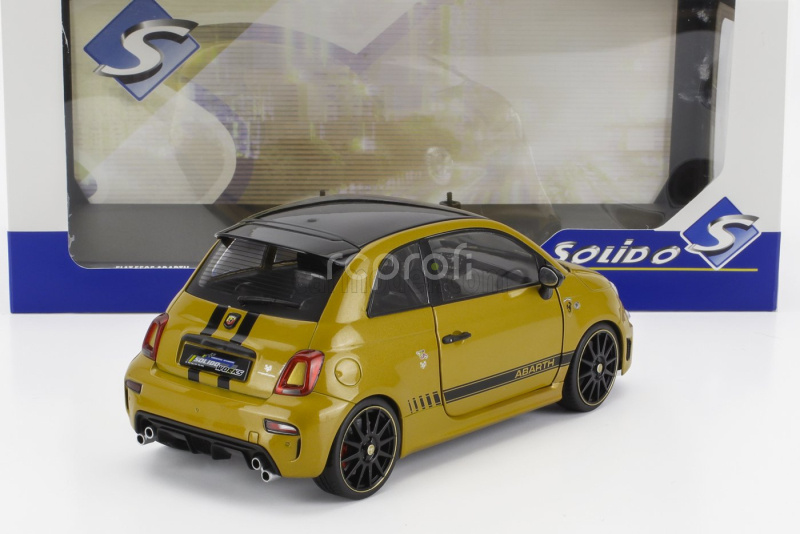 Solido Fiat Nuova 500 Abarth 595 2022 1:18 Žlutá S Černou
