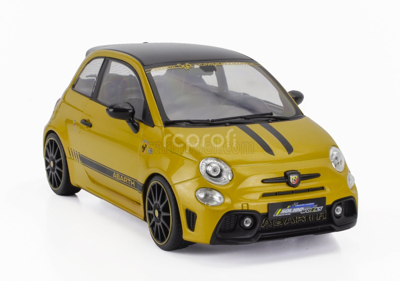 Solido Fiat Nuova 500 Abarth 595 2022 1:18 Žlutá S Černou