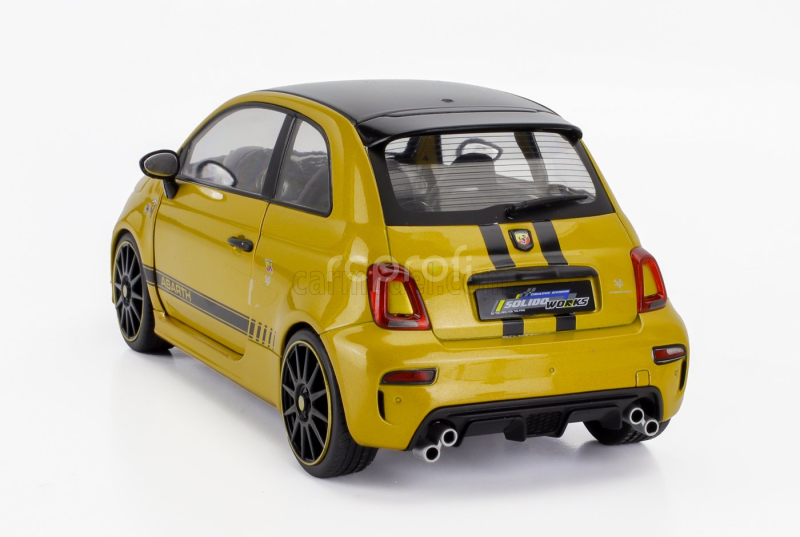 Solido Fiat Nuova 500 Abarth 595 2022 1:18 Žlutá S Černou