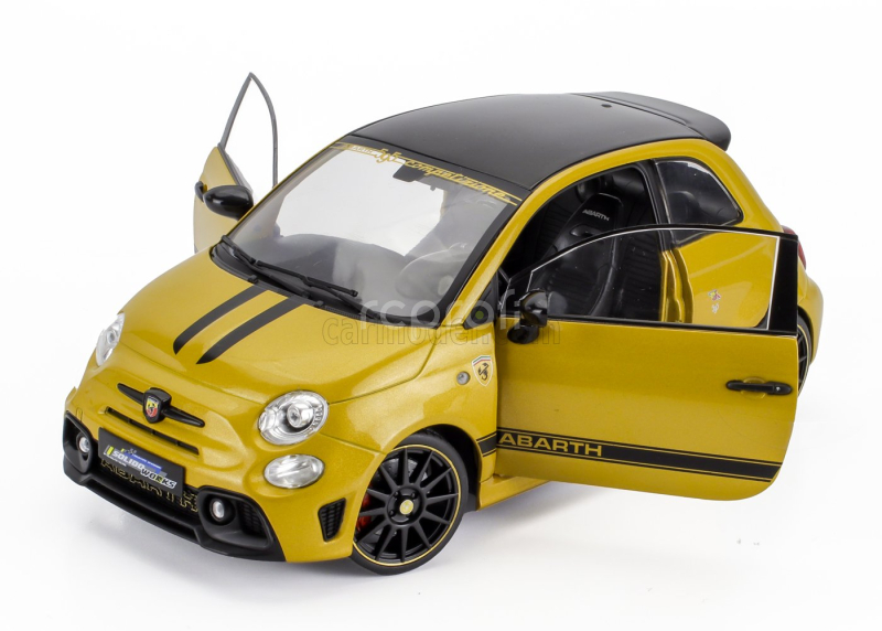 Solido Fiat Nuova 500 Abarth 595 2022 1:18 Žlutá S Černou