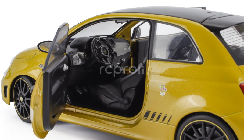 Solido Fiat Nuova 500 Abarth 595 2022 1:18 Žlutá S Černou