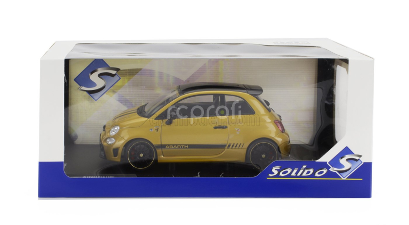 Solido Fiat Nuova 500 Abarth 595 2022 1:18 Žlutá S Černou