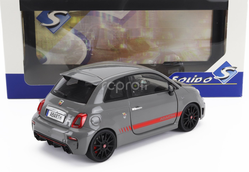 Solido Fiat Nuova 500 Abarth 595 Xsr Edition 2022 1:18 Šedá Červená