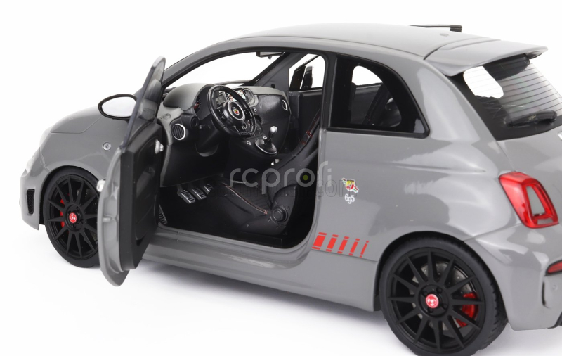 Solido Fiat Nuova 500 Abarth 595 Xsr Edition 2022 1:18 Šedá Červená