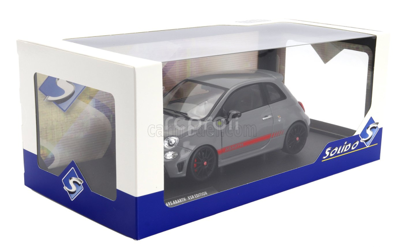 Solido Fiat Nuova 500 Abarth 595 Xsr Edition 2022 1:18 Šedá Červená