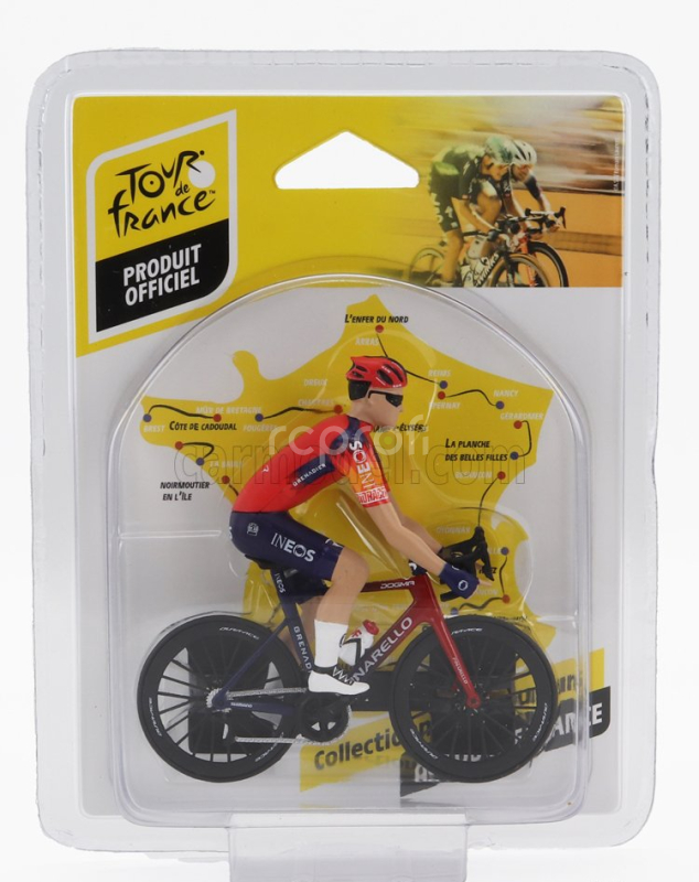 Solido Figures Ciclista - Cyclist - Team Ineos Grenadier - Tour De France 2023 1:18 Red