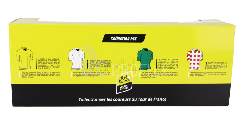 Solido Figures Set 4x Ciclista - Cyclist - Maglia Gialla - Yellow Jersey - Maglia A Pois - Pois Jersey - Maglia Verde - Green Jersey - Maglia Bianca - White Jersey - Tour De France 2022 1:18 Různé