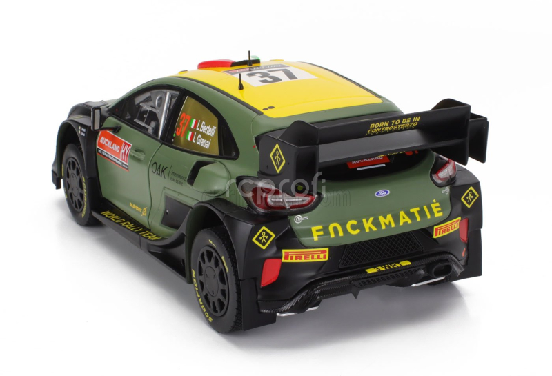 Solido Ford england Puma Rally1 Team Ford World Rally M-sport N 7 Rally New Zealand 2022 Lorenzo Bertelli - Lorenzo Granai 1:18 Zelená Černá