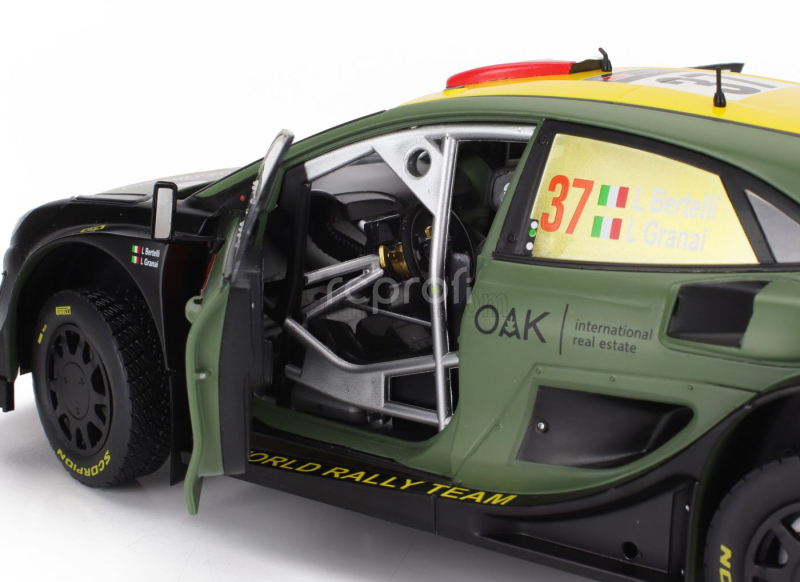 Solido Ford england Puma Rally1 Team Ford World Rally M-sport N 7 Rally New Zealand 2022 Lorenzo Bertelli - Lorenzo Granai 1:18 Zelená Černá