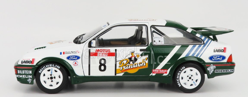 Solido Ford england Sierra Cosworth Rs500 N 8 Rally Tour De Corse 1988 Auriol 1:18 Bílá Zelená