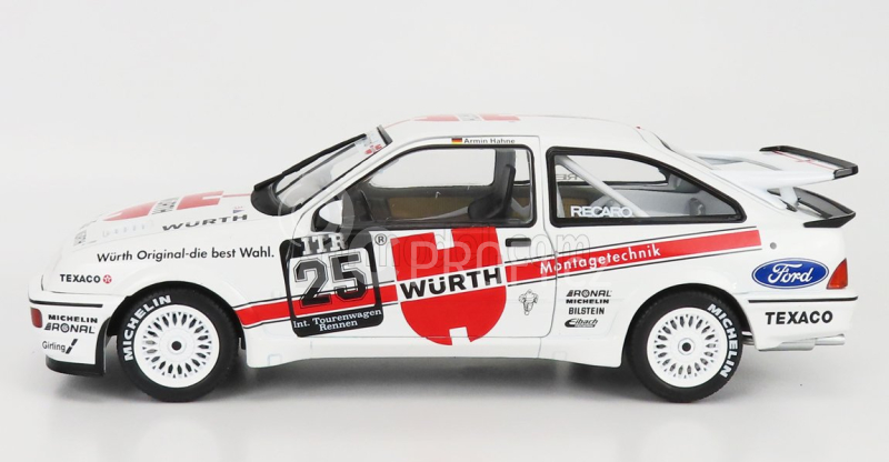 Solido Ford england Sierra Cosworth Rs500 Team Wurth N 25 Winner Nurburgring Dtm 1988 A.hahne 1:18 Bílá Červená