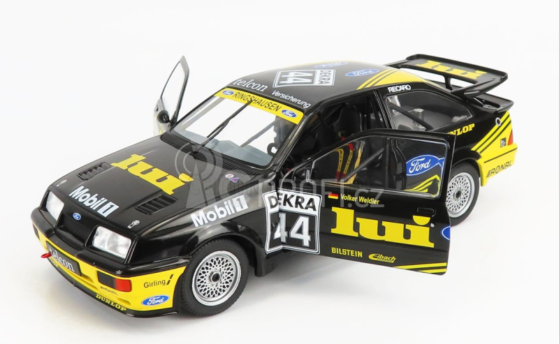 Solido Ford england Sierra Rs500 Cosworth N 44 24h Nurburgring 1989 V.weidler 1:18 Černá Žlutá