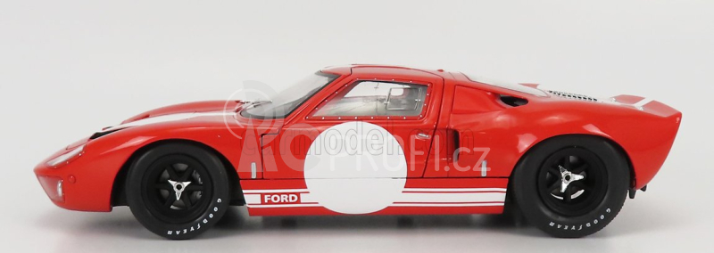 Solido Ford usa Gt40 Mk1 Racing 1968 1:18 Červená Bílá