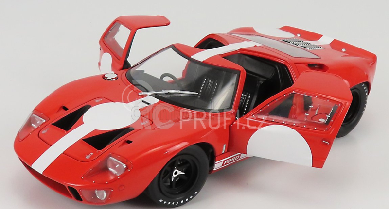 Solido Ford usa Gt40 Mk1 Racing 1968 1:18 Červená Bílá