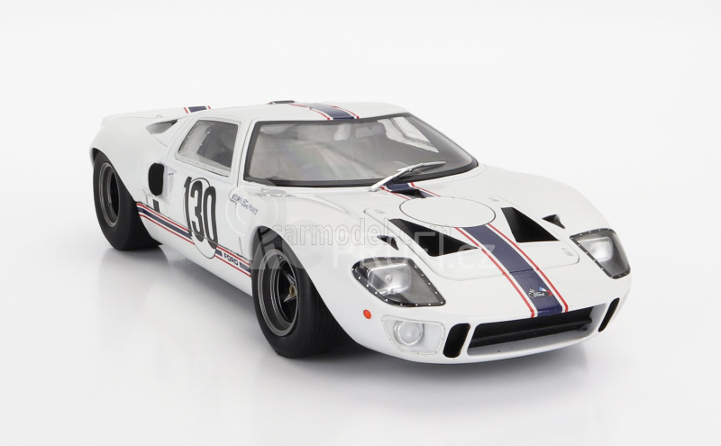 Solido Ford usa Gt40 Mki Team France N 130 Targa Florio 1967 H.greder - J.m.giorgi 1:18 Bílá