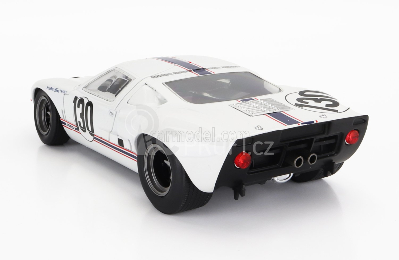 Solido Ford usa Gt40 Mki Team France N 130 Targa Florio 1967 H.greder - J.m.giorgi 1:18 Bílá