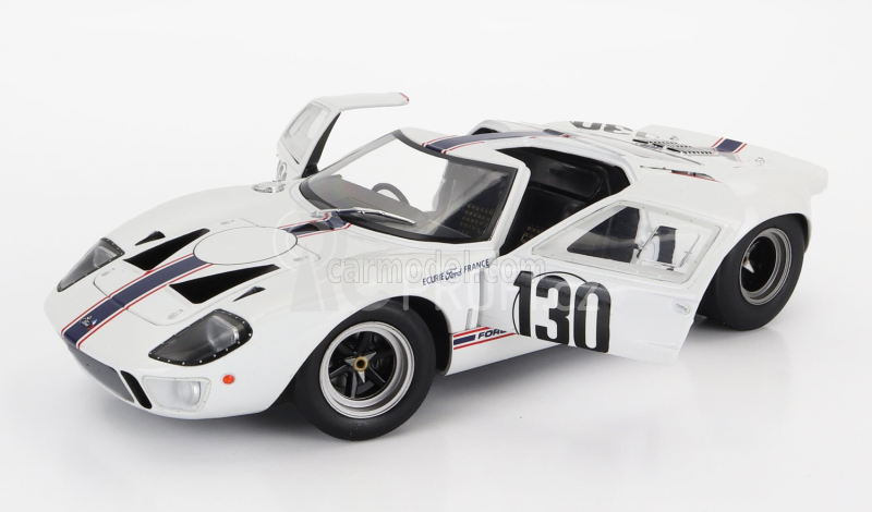 Solido Ford usa Gt40 Mki Team France N 130 Targa Florio 1967 H.greder - J.m.giorgi 1:18 Bílá