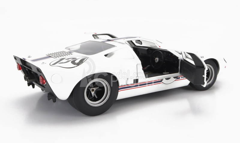 Solido Ford usa Gt40 Mki Team France N 130 Targa Florio 1967 H.greder - J.m.giorgi 1:18 Bílá