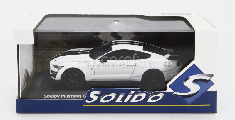 Solido Ford usa Mustang Shelby Gt500 Coupe 2020 1:43 Bílá