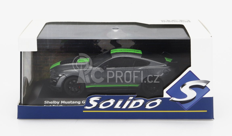 Solido Ford usa Mustang Shelby Gt500 Coupe 2020 1:43 Zelená Šedá