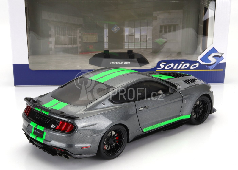 Solido Ford usa Mustang Shelby Gt500 Kr Coupe 2023 1:18 Zelená Šedá