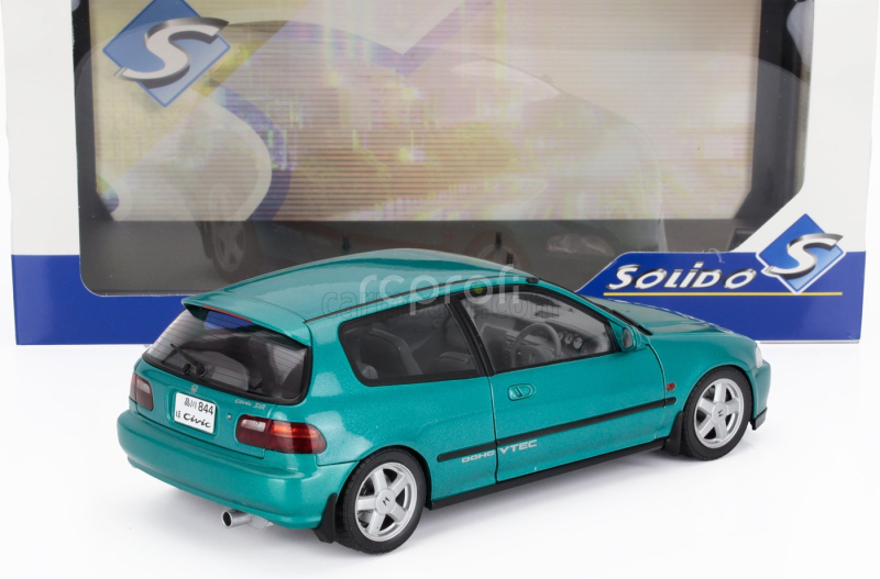Solido Honda Civic (eg6) Aztec 1991 1:18 Green Met