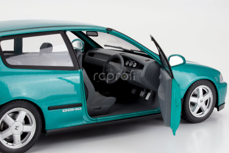 Solido Honda Civic (eg6) Aztec 1991 1:18 Green Met