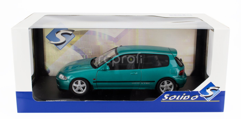 Solido Honda Civic (eg6) Aztec 1991 1:18 Green Met
