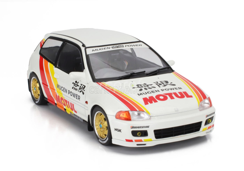 Solido Honda Civic (eg6) Mugen Power Racing 1992 1:18 Bílá Červená