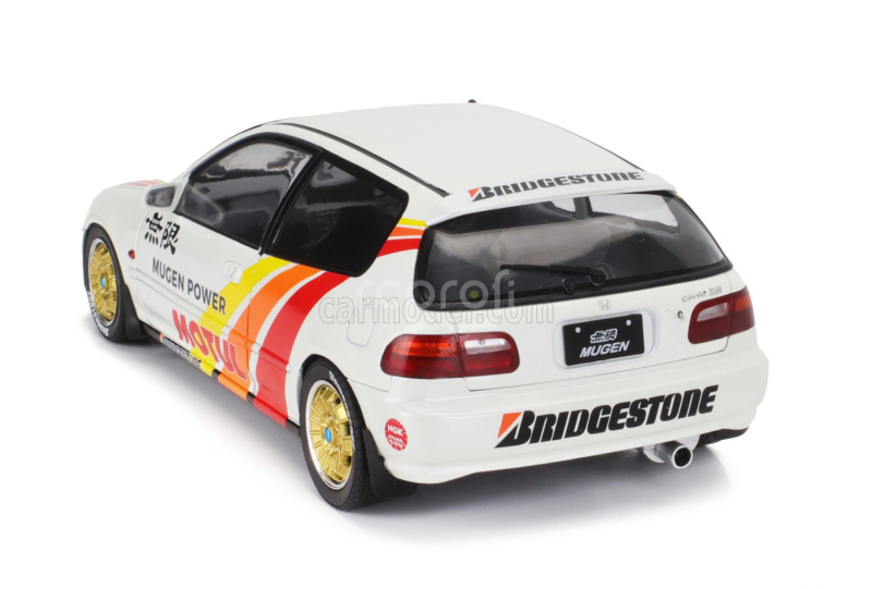 Solido Honda Civic (eg6) Mugen Power Racing 1992 1:18 Bílá Červená