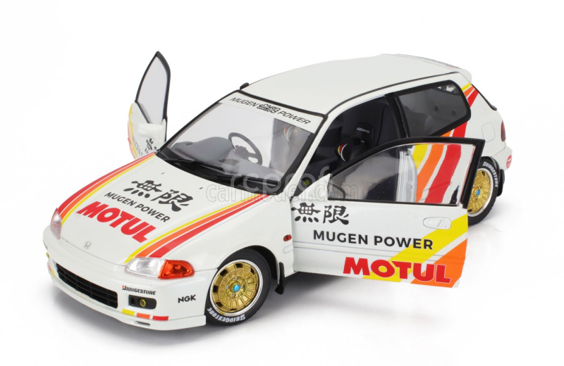 Solido Honda Civic (eg6) Mugen Power Racing 1992 1:18 Bílá Červená