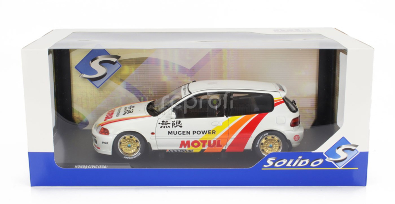 Solido Honda Civic (eg6) Mugen Power Racing 1992 1:18 Bílá Červená