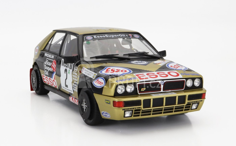 Solido Lancia Delta Hf H.f. Grifone Srl N 2 3rd Rally Deutschland 1989 Y.loubet - J.m.andrie 1:18 Zlatá Černá