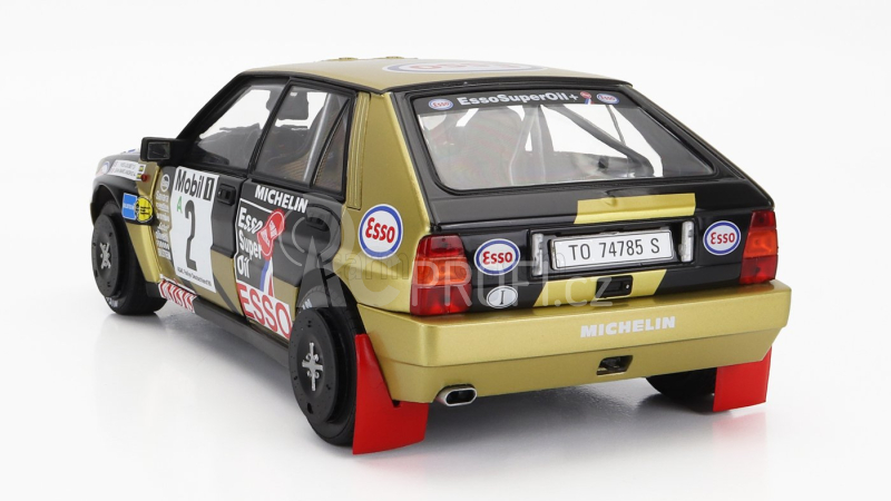 Solido Lancia Delta Hf H.f. Grifone Srl N 2 3rd Rally Deutschland 1989 Y.loubet - J.m.andrie 1:18 Zlatá Černá